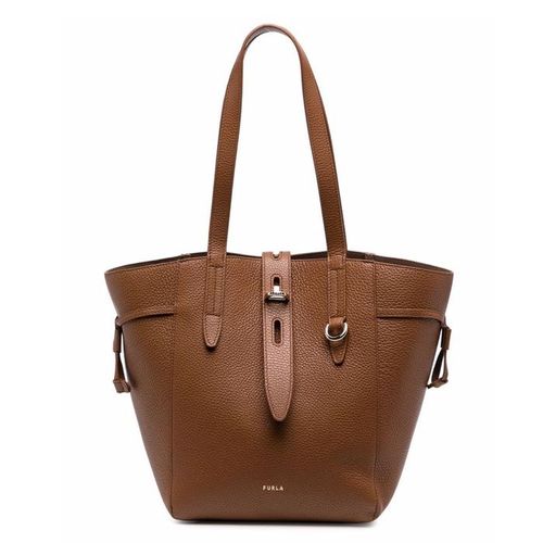 Túi Xách Furla Net Leather Tote Bag Màu Nâu
