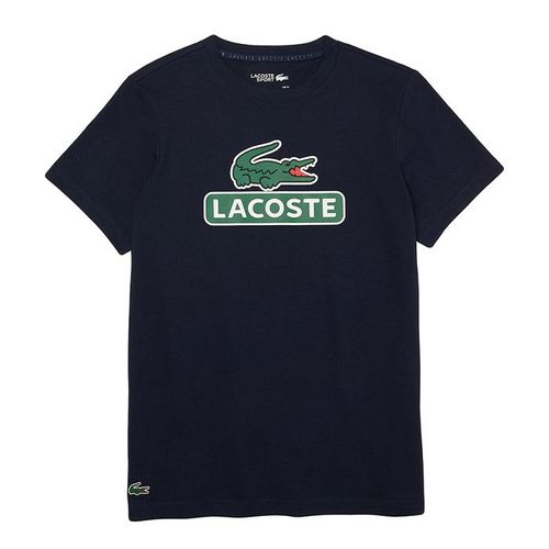 Áo Thun Men’s Lacoste SPORT Print Logo Breathable T-Shirt TH6909 Màu Xanh Navy Size M