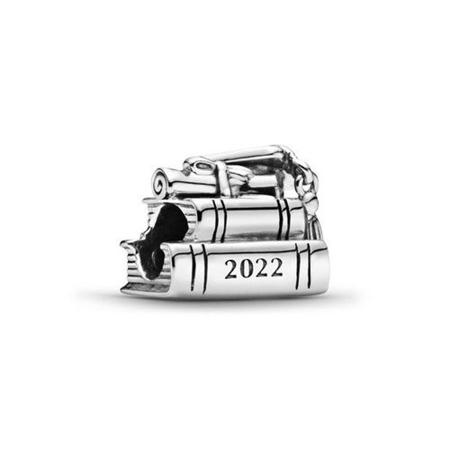 Hạt Vòng Charm Pandora 2022 Graduation Màu Bạc