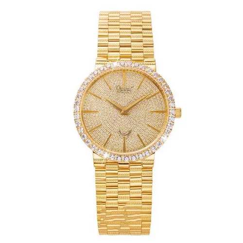 Đồng Hồ Nam Ogival OG377DMK-V-COC Đính Đá Màu Vàng Gold