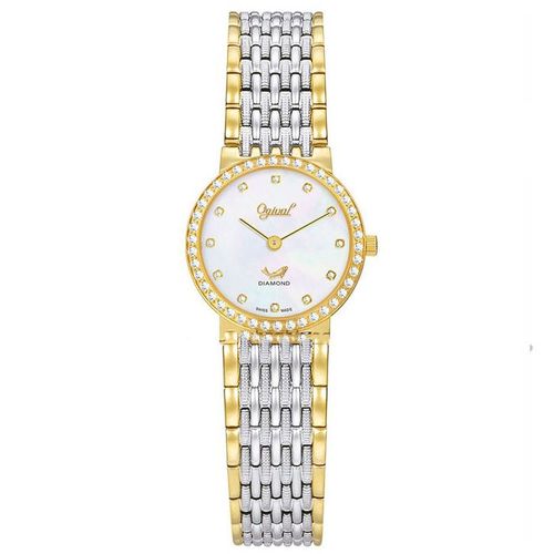 Đồng Hồ Nữ Ogival OG385-022DLSK-T Demi Vàng Gold - Bạc