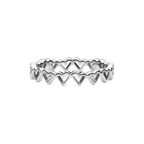 Nhẫn Pandora Freehand Hearts Ring 198696C00  Màu Bạc Size 52