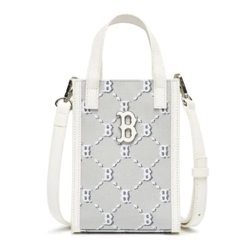 Túi Đeo Chéo MLB Monogram Diamond Jacquard Phone Pouch 3ACRH012N-43GRS Màu Xám