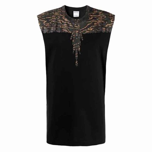 Áo Thun Nam Marcelo Burlon Wings T-shirt Tshirt In Black Màu Đen