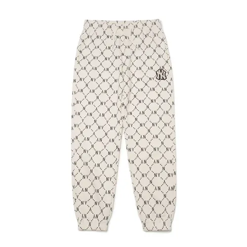 Quần MLB Monogram New York Yankees 3APTM0114-50CRS Màu Trắng Size S
