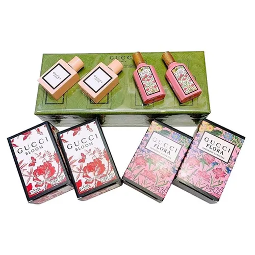 Set Nước Hoa Nữ Gucci Bloom + FLora EDP (4 x 5ml)