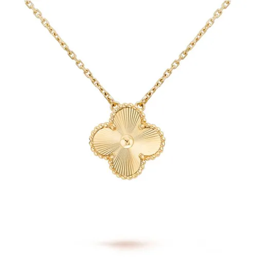 Dây Chuyền Jewery Luxury Alhambra Fine Gold 18k Yellow Gold Màu Vàng Gold