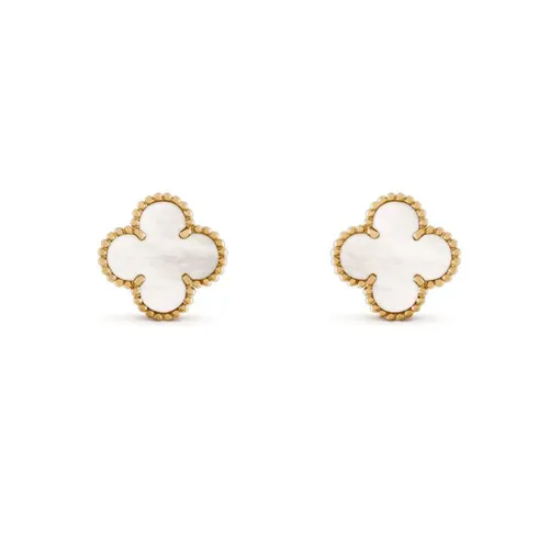 Khuyên Tai Jewery Luxury M.O.P 15mm Gold 18k Yellow Gold Màu Vàng Gold 15mm