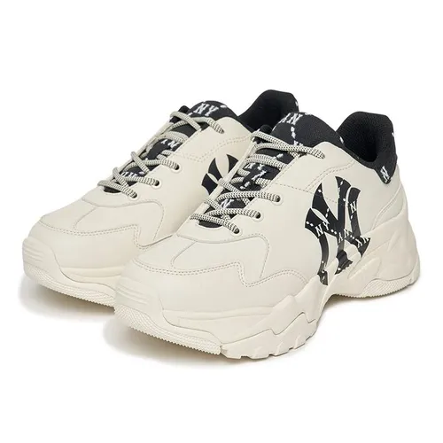 Giày Thể Thao MLB Big Ball Chunky Diamond Monogram New York Yankees 3ASHCDM2N-50BKS Màu Trắng Size 260