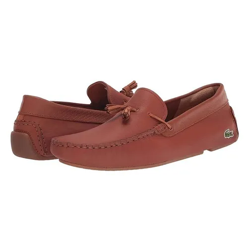 Giày Lười Lacoste Piloter Tassel 0121 Màu Nâu Size 42.5