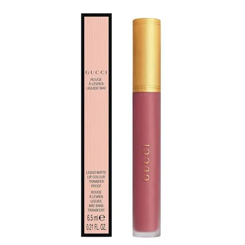 Son Kem Lì Gucci Rouge Liquid Matte 413 Cornelia Pink Màu Hồng Khô