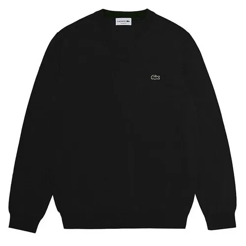 Áo Len Lacoste Pullover Classic V Neck AH1951-031 Màu Đen Size 3