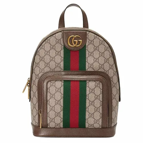 Balo Gucci Small Ophidia GG Supreme Backpack Màu Nâu