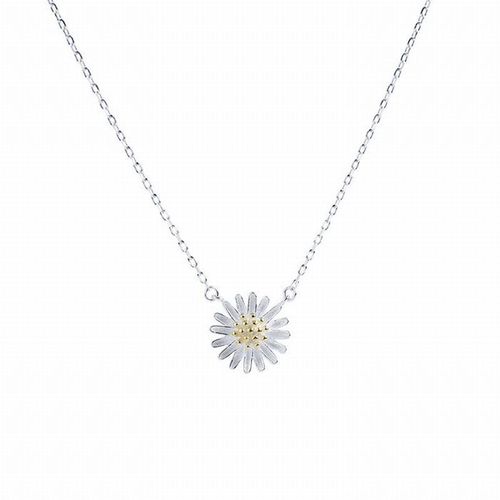 Dây Chuyền Lili Jewelry Bạc Nữ Hoa Cúc Họa Mi LILI_911873 Màu Bạc