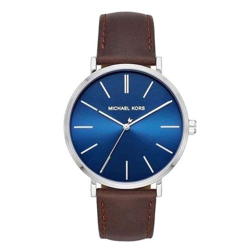 Đồng Hồ Nam Michael Kors MK  Auden Three-Hand Silver-Tone Alloy Watch MK7146 Màu Nâu Xanh