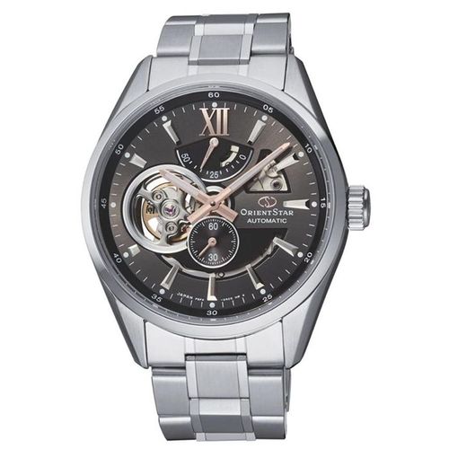 Đồng Hồ Orient Star Semi Skeleton Re-AV0004N00B Màu Bạc