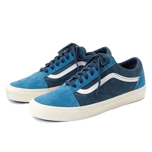 Giày Vans Old Skool X J.Crew Reflecting Pond Màu Xanh