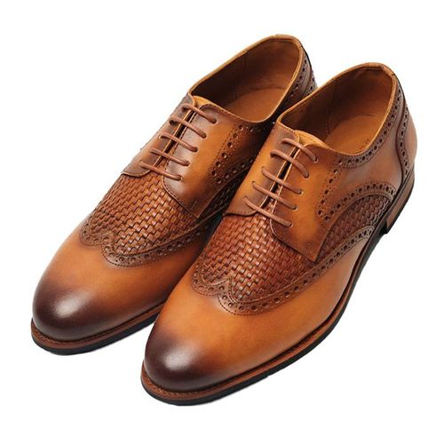 Giày Tây Be Classy Classic Brogues Derby - Limited Edition - DB19 Màu Nâu Vàng