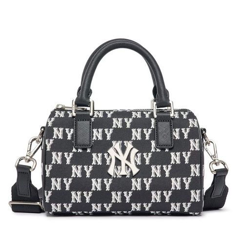 Túi Xách MLB Classic Monogram Jacquard Boston Bag S New York Yankees 3ABWS013N-50BKS Màu Đen
