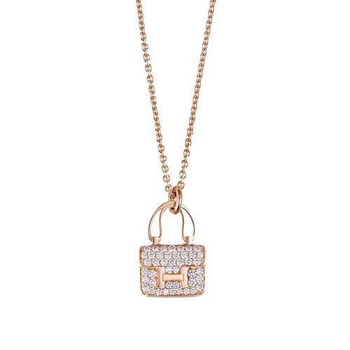 Dây Chuyền Jewery Luxury Amulettes Constance Pendant Màu Vàng Hồng