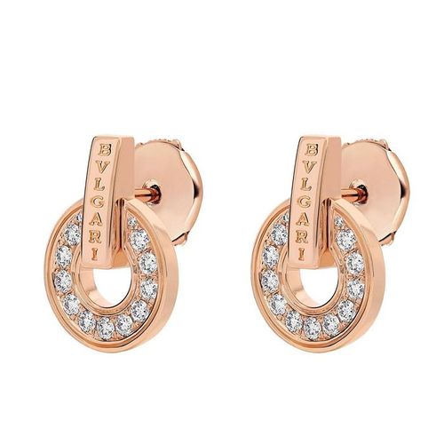 Khuyên Tai Jewery Luxury Divas 18k Rose Gold Earrings Màu Vàng Hồng