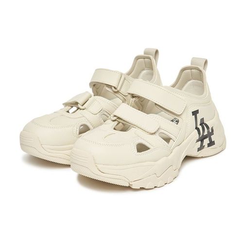 Giày Sục MLB Big Ball Chunky Mask Los Angeles Dogers 33ASDCH133-07CRS Màu Trắng Kem Size 250