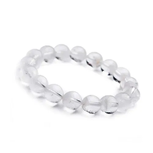 Vòng Đeo Tay LiLi Jewelry Thạch Anh Ưu Linh Trắng 7A LILI_572858 Màu Trắng Kích Thước Đá 8mm