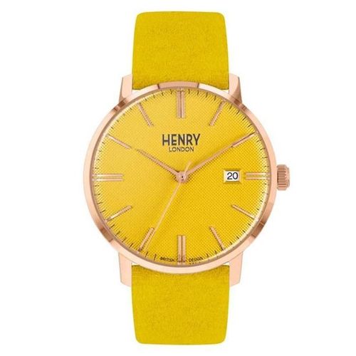 Đồng Hồ Unisex Henry London HL40-S-0364 Màu Vàng