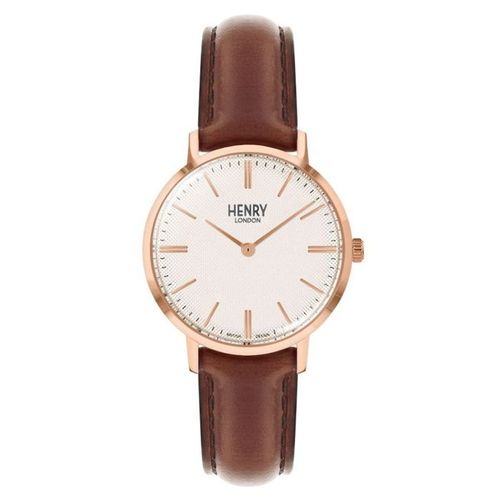 Đồng Hồ Unisex Henry London HL34-S-0340 Màu Nâu