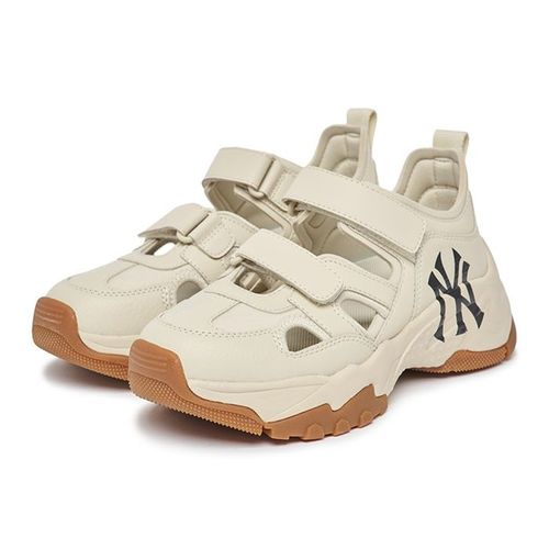 Giày Sục MLB Big Ball Chunky Mask New York Yankees 3ASDCH143 (GP006) Màu Trắng Kem Size 230