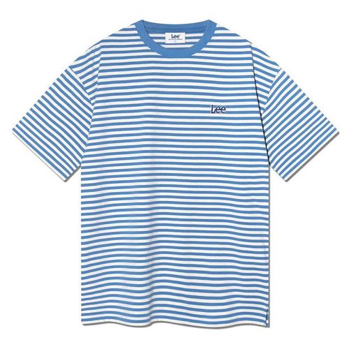Áo Phông Lee Tshirt Kẻ Sọc Xanh Size S