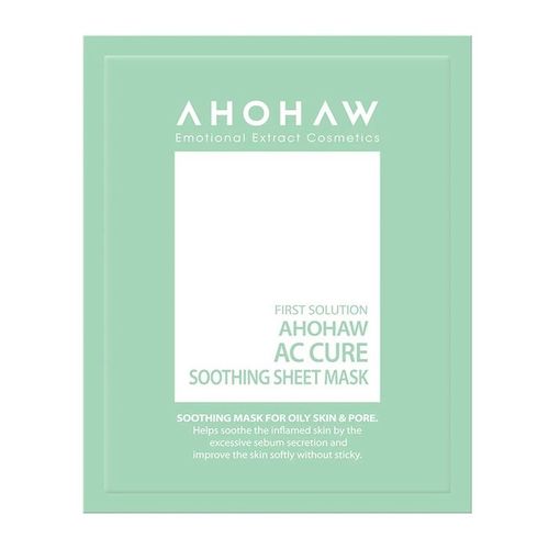 Set Mặt Nạ Giấy Dành Cho Da Mụn Ahohwa AC Cure Soothing Sheet Mask 30ml ( 5 miếng)