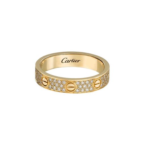 Nhẫn Cưới Jewery Luxury Love Wedding Band Diamond-Paved B4083300 Màu Vàng Gold