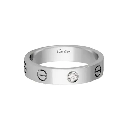 Nhẫn Nữ Cartier Love 1 Diamond B4050500 Màu Vàng Trắng Size 12