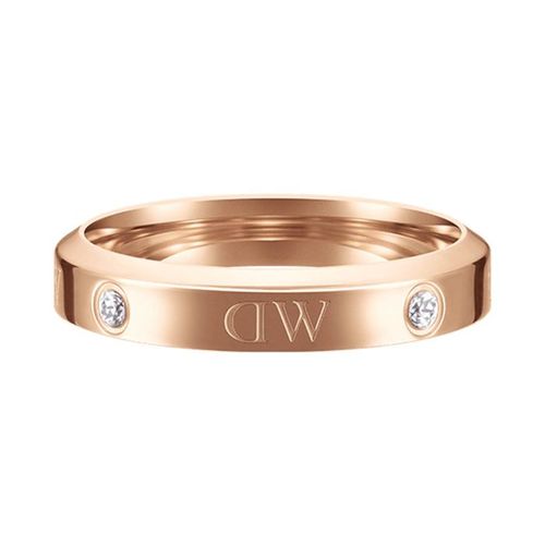 Nhẫn Daniel Wellington Classic Lumine Ring DW00400222 Màu Vàng Hồng Size 60