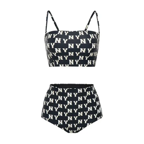 Set Đồ Bơi Nữ MLB Bikini New York Yankees 3FSWM0333-50BKS Màu Đen