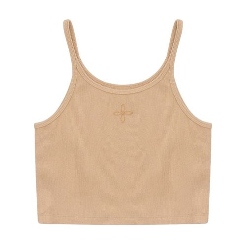 Áo Ba Lỗ Nữ SMFK Tank Top Beige UTK01F Màu Be
