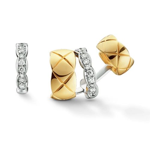 Khuyên Tai Nữ Jewery Luxury Crush Earrings J11191 Màu Vàng