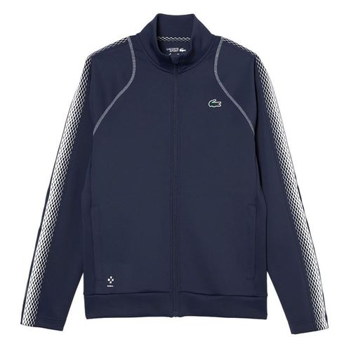 Áo Khoác Nam Lacoste SPORT Tennis x Daniil Medvedev Zipped Sweatshirt SH5220 - C9C Màu Xanh Navy Size 3