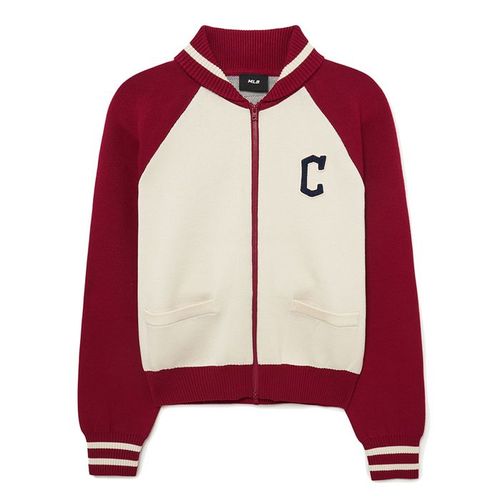 Áo Khoác Len Nữ MLB Varsity Cleveland Guardians 3FKCV0134-45WIS Màu Đỏ Size M