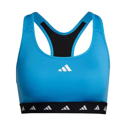 Áo Ngực Thể Thao Adidas Powerreact Training Medium Support Techfit HN7277 Màu Xanh Size LAC