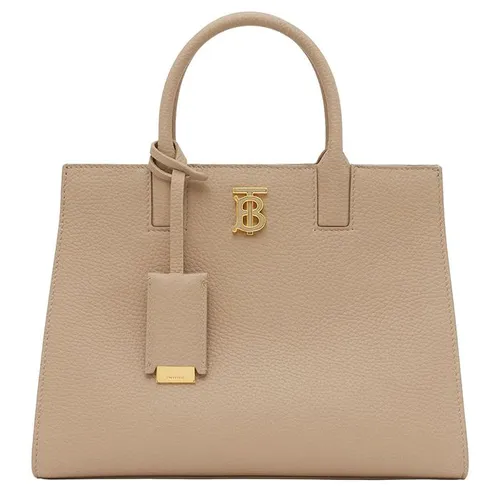 Túi Tote Nữ Burberry Mini Leather Frances Bag Beige Màu Be