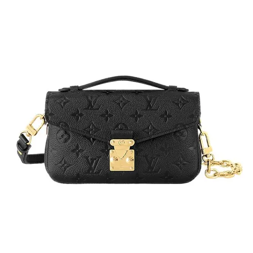 Túi Xách Nữ Louis Vuitton LV Pochette Métis East West Black M46595 Màu Đen