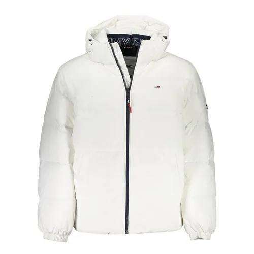 Áo Khoác Nam Tommy Hilfiger Down Hooded Jacket DM0DM15447_BIANCO_YBR- HGR Màu Trắng Size L