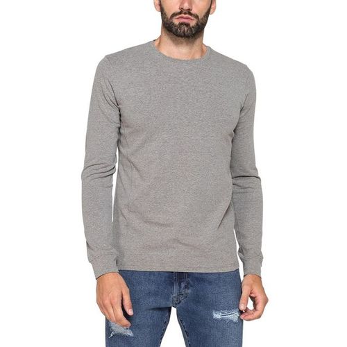 Áo Thun Dài Tay Nam Carrera Jeans Long Sleeve Slim Fit T-Shirt 8150031A_L97 Màu Xám Size M