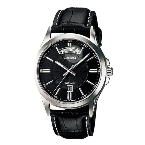 Đồng Hồ Nam Casio Quartz Watch MTP-1381L-1A Màu Đen 