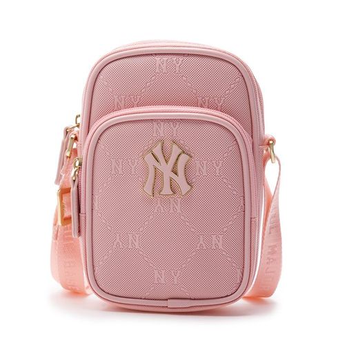 Túi Đeo Chéo Trẻ Em MLB Diamond Monogram New York Yankees 7ACRMDD4N-50PKM Màu Hồng