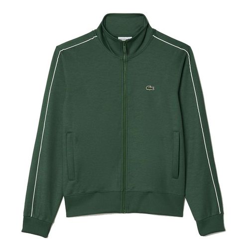 Áo Khoác Nam Lacoste Paris Piqué Track Jacket SH1457 - 132 Màu Xanh Green Size 4