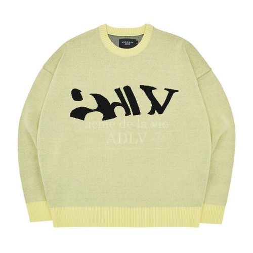 Áo Nỉ Sweater Acmé De La Vie ADLV Big Cutting Màu Vàng