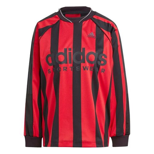 Áo Thun Dài Tay Nữ Adidas Jersey Jacquard IC6634 Màu Đỏ Đen Size XS